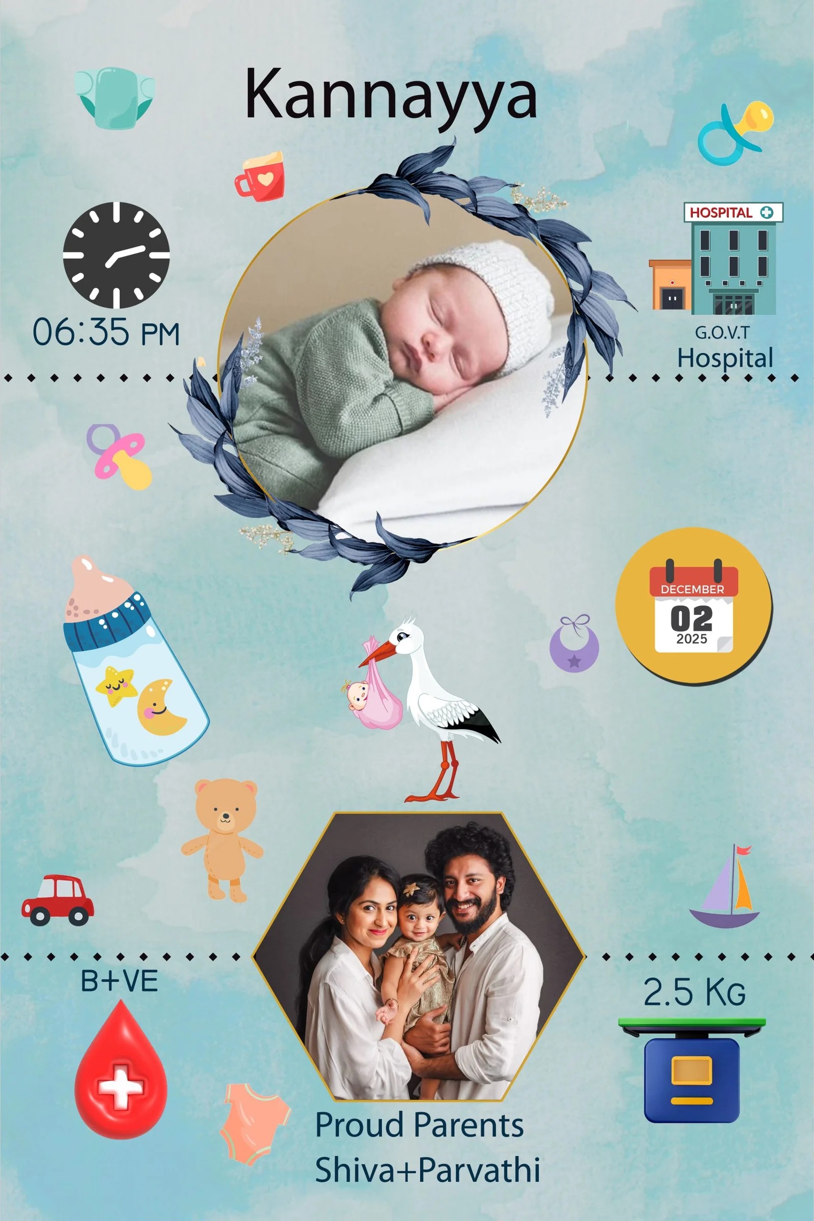 Newborn Baby Frame 14 - Image 2