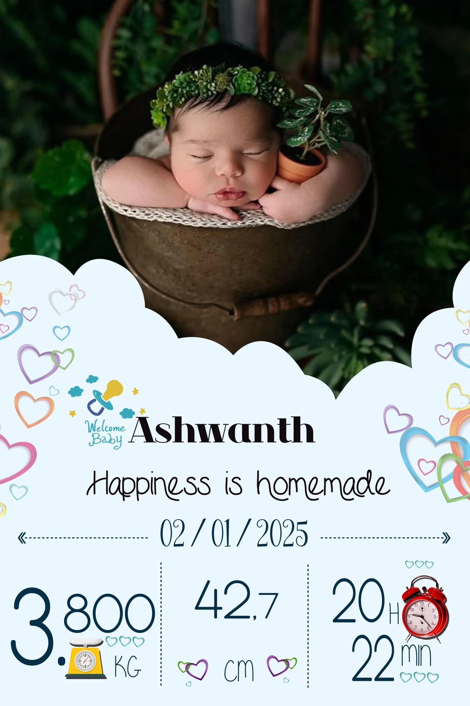 Newborn Baby Frame 10 - Image 2